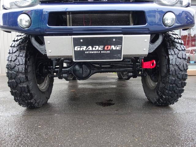 ジムニー ＸＣ　リフトＵＰ　ヨコハマジオランダーＸ－ＭＴ　ＦＡＲＭアルミ　ハイブリッジファーストリーディングアーム　Ｋ－プロダクツ減衰調整ショックサスペンション　調整式ラテラルロッド　社外マフラーバンパーリアスポイラ（30枚目）