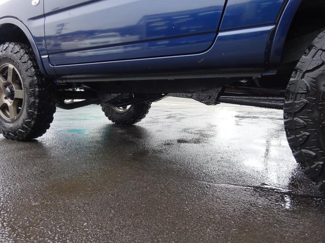 ジムニー ＸＣ　リフトＵＰ　ヨコハマジオランダーＸ－ＭＴ　ＦＡＲＭアルミ　ハイブリッジファーストリーディングアーム　Ｋ－プロダクツ減衰調整ショックサスペンション　調整式ラテラルロッド　社外マフラーバンパーリアスポイラ（35枚目）