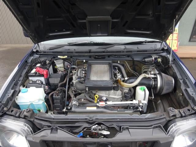 ジムニー ＸＣ　リフトＵＰ　ヨコハマジオランダーＸ－ＭＴ　ＦＡＲＭアルミ　ハイブリッジファーストリーディングアーム　Ｋ－プロダクツ減衰調整ショックサスペンション　調整式ラテラルロッド　社外マフラーバンパーリアスポイラ（42枚目）