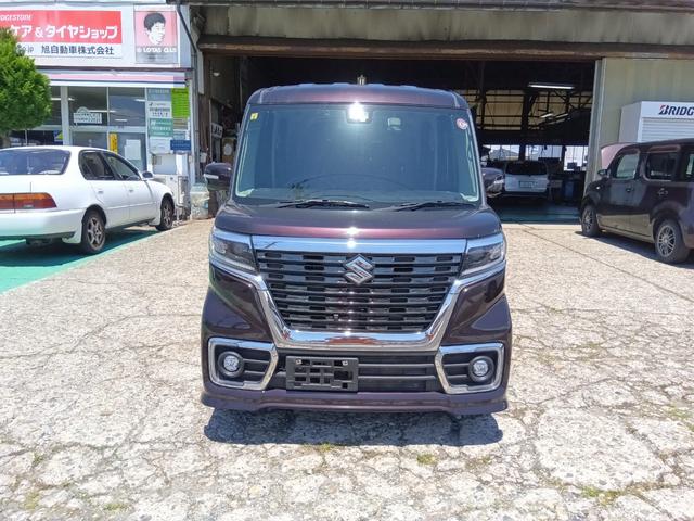 スペーシアカスタム ハイブリッドXS 4WD 社外ドライブレコーダー バックカメラ 両側電動スライドドア 社外ナビ TV クリアランスソナー レーンアシスト 衝突被害軽減システム オートライト LEDヘッドランプ スマートキー(12枚目)