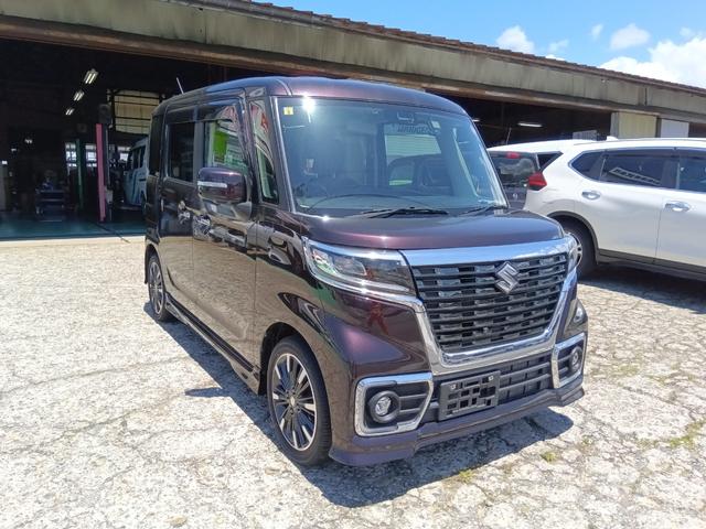 スペーシアカスタム ハイブリッドXS 4WD 社外ドライブレコーダー バックカメラ 両側電動スライドドア 社外ナビ TV クリアランスソナー レーンアシスト 衝突被害軽減システム オートライト LEDヘッドランプ スマートキー(13枚目)