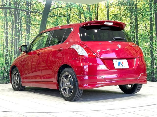 スイフト ＲＳ　禁煙車　ナビ　ＥＴＣ　スマートキー　ドラレコ　オートライト　オートエアコン　ＨＩＤヘッド　１６インチＡＷ　革巻きステアリング　電動格納ミラー　プライバシーガラス　盗難防止装置　Ｂｌｕｅｔｏｏｔｈ再生（34枚目）