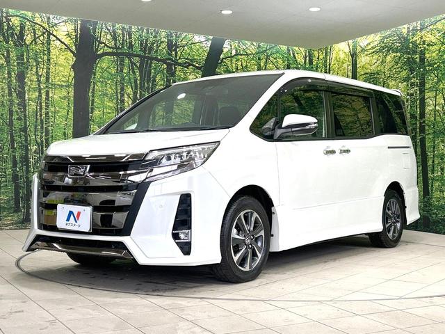 ノア Ｓｉ　ダブルバイビーＩＩ　後期型　禁煙車　純正９型ナビ　バックカメラ　両側電動ドア　衝突軽減装置　ハーフレザーシート　コーナーセンサー　スマートキー　ＬＥＤヘッド　ＥＴＣ２．０　クルコン　オートハイビーム　オートライト（62枚目）