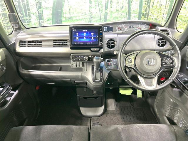 N-BOXカスタム L スタイル+ブラック 禁煙車 純正8型ナビ バックカメラ 両側電動ドア 衝突軽減装置 アダプティブクルーズ スマートキー LEDヘッド オートハイビーム オートライト オートエアコン 純正14インチアルミ シートヒーター(2枚目)
