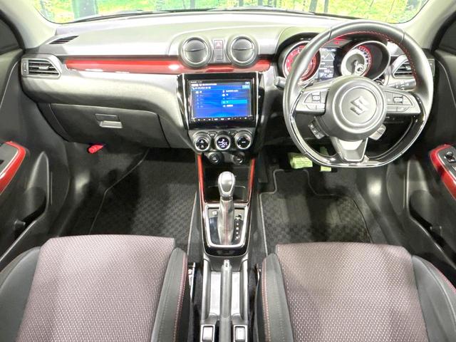 スイフトスポーツ ベースグレード 禁煙車 ターボ 純正8型ナビ 全周囲カメラ 衝突軽減装置 ETC スマートキー LEDヘッド アダプティブクルーズ オートハイビーム オートライト オートエアコン 純正17インチアルミ シートヒーター(2枚目)