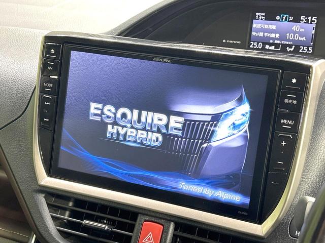 エスクァイア ハイブリッドGi 禁煙車 TRDエアロ フリップダウン BIG-X10インチナビ 両側電動スライドドア バックカメラ クルコン ウッドコンビステアリング リアオートエアコン ETC ドラレコ スマートキー オートライト(5枚目)