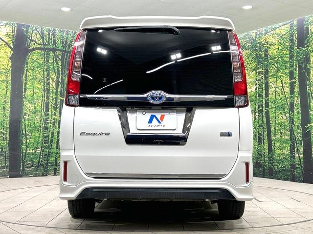 エスクァイア ハイブリッドGi 禁煙車 TRDエアロ フリップダウン BIG-X10インチナビ 両側電動スライドドア バックカメラ クルコン ウッドコンビステアリング リアオートエアコン ETC ドラレコ スマートキー オートライト(16枚目)