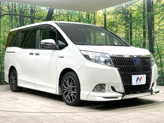 エスクァイア ハイブリッドGi 禁煙車 TRDエアロ フリップダウン BIG-X10インチナビ 両側電動スライドドア バックカメラ クルコン ウッドコンビステアリング リアオートエアコン ETC ドラレコ スマートキー オートライト(17枚目)