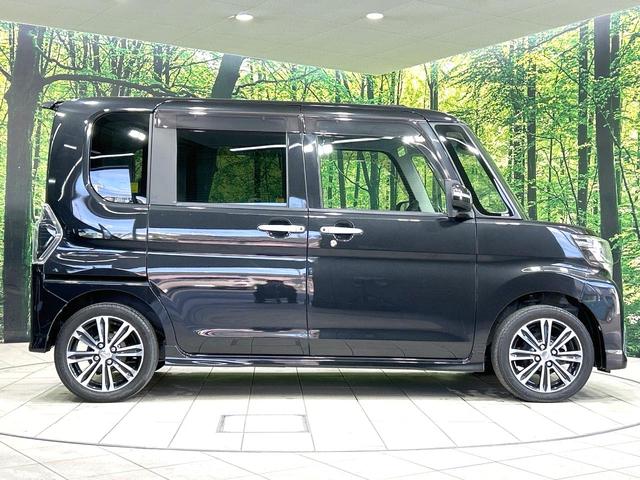 タント カスタムＲＳ　トップエディションＳＡＩＩＩ　後期型　禁煙車　ターボ　両側電動ドア　純正８型ナビ　バックカメラ　衝突軽減装置　ハーフレザー　シートヒーター　コーナーセンサー　スマートキー　ＬＥＤヘッド　ＥＴＣ　オートライト　革巻きハンドル（55枚目）