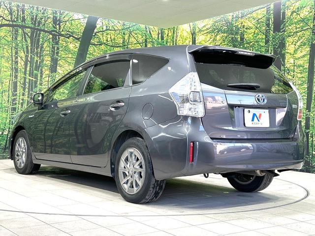 プリウスアルファ S チューン ブラック 禁煙車 純正ナビ バックカメラ 寒冷地仕様 スマートキー ETC オートライト オートエアコン 純正16インチアルミ Bluetooth CD DVD再生 地デジ フォグライト 電動格納ミラー(46枚目)