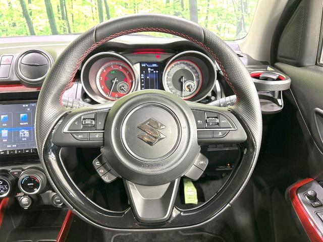 スイフトスポーツ ベースグレード 禁煙車 6MT車 純正8型ナビ 全周囲カメラ 衝突軽減装置 アダプティブクルーズ シートヒーター ドラレコ コーナーセンサー スマートキー LEDヘッド ETC オートライト 純正17インチAW(11枚目)