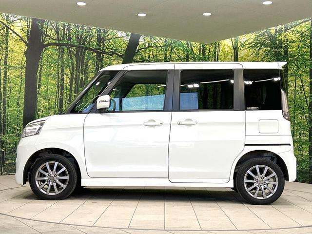 スペーシアカスタム TS 禁煙車 10型ナビ バックカメラ 両側電動ドア スマートキー HIDヘッド ビルトインETC オートライト オートエアコン Bluetooth DVD再生 HIDフォグ 革巻きハンドル 電動格納ミラー(53枚目)