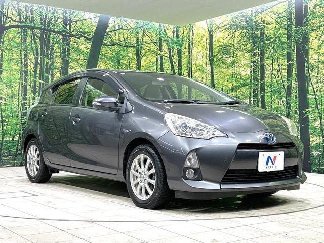 アクア S 純正SDナビ 禁煙車 スマートキー LEDヘッド オートライト オートエアコン Bluetooth CD再生 DVD再生 フルセグ 15インチアルミホイール フロントフォグライト 盗難防止システム(16枚目)