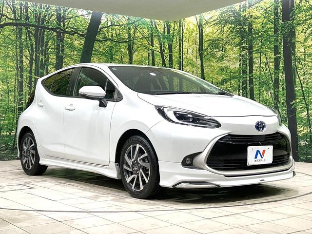 アクア Ｚ　モデリスタフルエアロ　純正９型ナビ　全周囲カメラ　衝突被害軽減システム　レーダークルーズ　禁煙車　ハーフレザーシート　パワーシート　ドラレコ　コーナーセンサー　スマートキー　ＬＥＤヘッド　ＥＴＣ（16枚目）