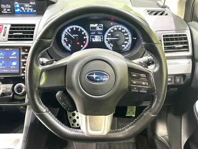 レヴォーグ 1.6GT-Sアイサイト 禁煙車 4WD ターボ STIエアロ 純正ナビ 衝突軽減装置 バックカメラ レーダークルーズ デジタルインナーミラー LEDヘッド スマートキー パドルシフト 革巻きステアリング オートライト(11枚目)