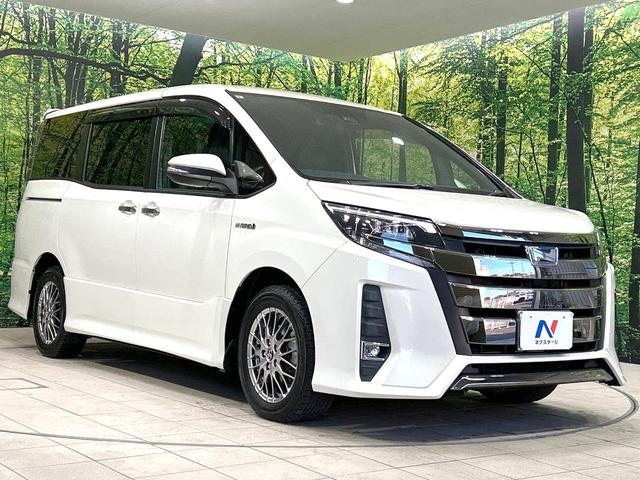 ノア ハイブリッドSi ダブルバイビー 禁煙車 後期型 12.1型後席モニター 純正9型ナビ 両側電動スライドドア バックカメラ 衝突被害軽減システム ハーフレザーシート スマートキー LEDヘッド ETC クルコン 純正16インチアルミ(17枚目)