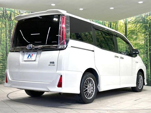 ノア ハイブリッドSi ダブルバイビー 禁煙車 後期型 12.1型後席モニター 純正9型ナビ 両側電動スライドドア バックカメラ 衝突被害軽減システム ハーフレザーシート スマートキー LEDヘッド ETC クルコン 純正16インチアルミ(57枚目)
