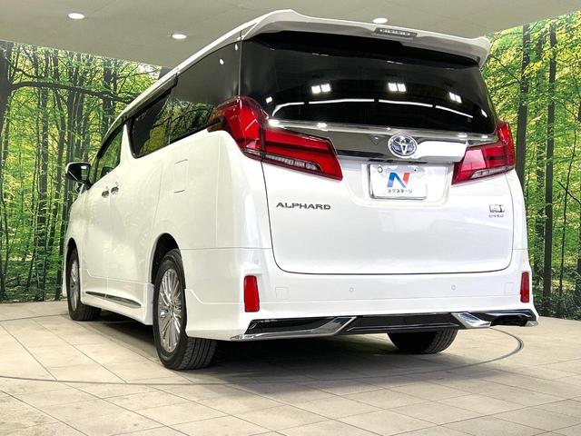 アルファードハイブリッド ＳＲ　Ｃパッケージ　４ＷＤ　後期型　禁煙車　純正９インチディスプレイオーディオ　バックカメラ　Ｂｌｕｅｔｏｏｔｈ　フルセグ　ツインムーンルーフ　モデリスタエアロ　両側電動ドア　後席モニター　衝突軽減装置　１００Ｖ電源（41枚目）
