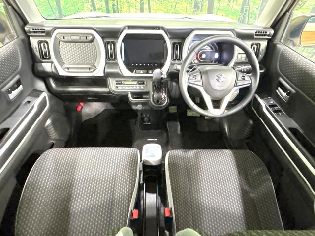 ハスラー ハイブリッドＸターボ　ターボ　禁煙車　純正９インチナビ　全周囲カメラ　ＣＤ／ＤＶＤ／フルセグ　Ｂｌｕｅｔｏｏｔｈ　衝突軽減装置　ＬＥＤヘッド／フォグ　オートマチックハイビーム　レーダークルーズ　ＥＴＣ　シートヒーター（2枚目）