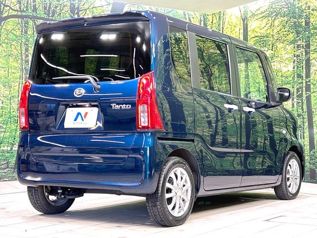 タント Ｘターボ　ターボ　純正９型ナビ　全周囲カメラ　電動スライドドア　衝突軽減装置　アダプティブクルーズ　スマートキー　シートヒーター　スマートキー　純正１４インチＡＷ　革巻きステアリング　オートライト　ＬＥＤヘッド（18枚目）