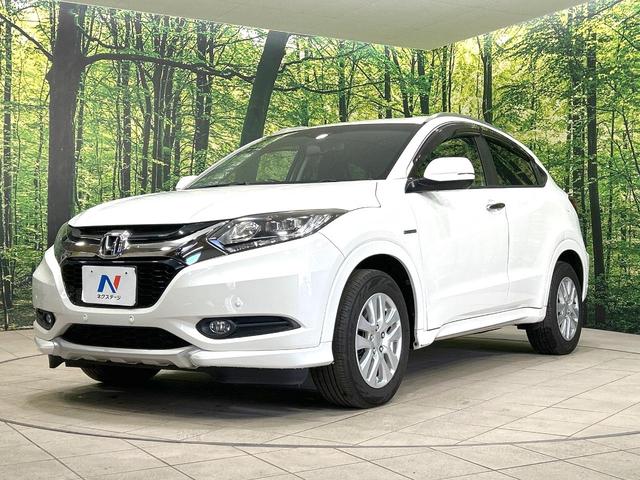 ヴェゼル ハイブリッドＺ　禁煙車　モデューロ１６インチホイール　茶内装　寒冷地仕様　ナビ　バックカメラ　衝突軽減装置　クルーズコントロール　シートヒーター　ＬＥＤヘッド　コーナーセンサー　ＥＴＣ　ルーフレール　フルセグ（55枚目）