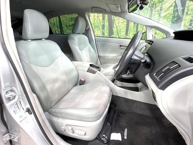 プリウス G 後期 純正ナビ バックカメラ パワーシート Bluetooth/CD/DVD再生 フルセグ ハーフレザーシート ドラレコ スマートキー HIDヘッド ETC クルコン オートエアコン オートライト(8枚目)