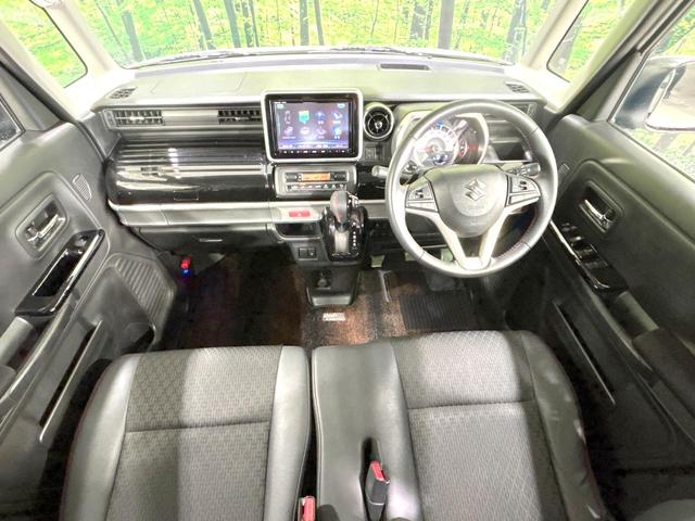 スペーシアカスタム ハイブリッドXSターボ 禁煙車 ターボ 両側電動ドア 純正8インチナビ バックカメラ Bluetooth CD/DVD/フルセグ 衝突軽減装置 シートヒーター ハーフレザーシート スマートキー LEDヘッド・フォグ クルコン(2枚目)