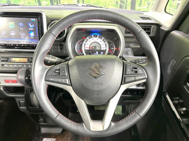 スペーシアカスタム ハイブリッドXSターボ 禁煙車 ターボ 両側電動ドア 純正8インチナビ バックカメラ Bluetooth CD/DVD/フルセグ 衝突軽減装置 シートヒーター ハーフレザーシート スマートキー LEDヘッド・フォグ クルコン(11枚目)