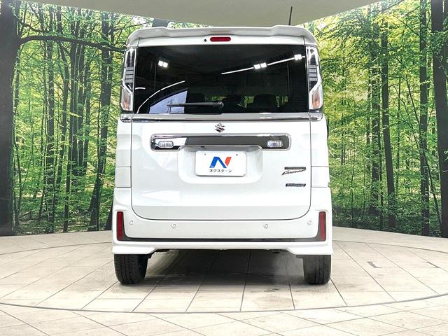 スペーシアカスタム ハイブリッドXSターボ 禁煙車 ターボ 両側電動ドア 純正8インチナビ バックカメラ Bluetooth CD/DVD/フルセグ 衝突軽減装置 シートヒーター ハーフレザーシート スマートキー LEDヘッド・フォグ クルコン(15枚目)