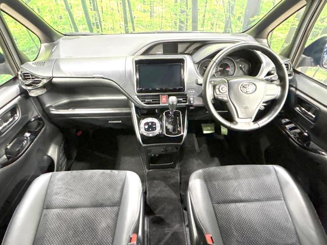 ヴォクシー ＺＳ　煌ＩＩＩ　後期型　モデリスタエアロ　両側電動ドア　純正９型ナビ　バックカメラ　セーフティセンス　ハーフレザー　クリアランスソナー　リアオートエアコン　ＬＥＤヘッド　ＥＴＣ　クルコン　純正１６インチＡＷ　フルセグ（2枚目）