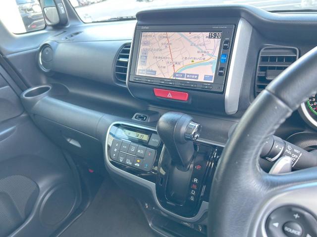 N-BOX G ターボSSパッケージ 後期モデル 安心パッケージ 両側電動ドア ブラック内装 純正ナビ 地デジ バックカメラ Bluetooth クルーズコントロール HIDライト シートヒーター ビルトインETC 禁煙車(43枚目)