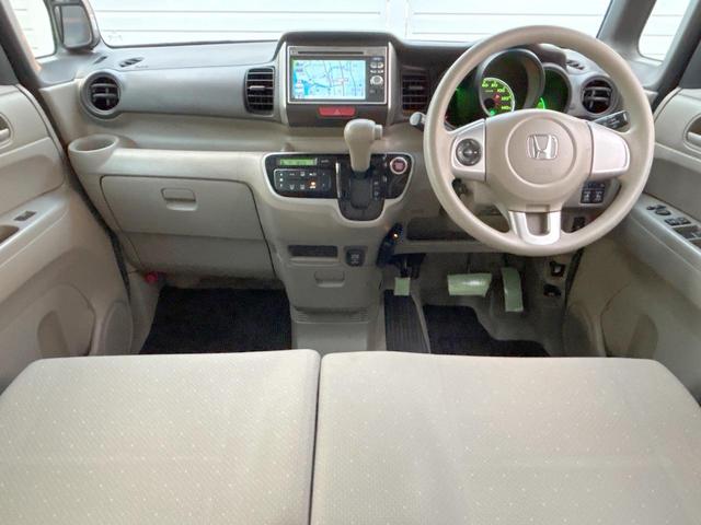 N-BOX G・Lパッケージ 両側電動ドア HIDヘッドライト 純正ナビ バックカメラ ドライブレコーダー スマートキー オートエアコン ステアリングリモコン ハーフシェイドフロントウィンドウ 禁煙車(2枚目)