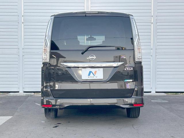 セレナ ハイウェイスター　Ｓ－ハイブリッド　エマージェンシーブレーキ　フリップダウンモニター　純正ナビ　バックカメラ　オートライト　クルーズコントロール　純正１６インチアルミホイール　ＥＴＣ　純正革巻ステアリングホイール　スマートキー　禁煙車（19枚目）
