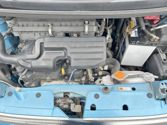 ムーヴ Ｘ　ＳＡ　スマートアシスト　スマートキー　オートエアコン　オートライト　アイドリングストップ　電動格納ミラー　オーディオ　横滑り防止装置　インパネシフト　ヘッドライトレベライザー　革巻きステアリングホイール（18枚目）