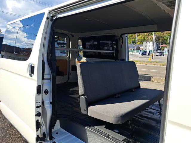 ハイエースバン ロングDX GLパッケージ 4WDディーゼルターボ 5ドア・6人乗り 寒冷地仕様 Wエアコン・Rヒーター ナビ・テレビ・バックカメラ 電動格納ミラー ビルトインETC パワーヒート・排ガス浄化スイッチ キーレスエントリー(6枚目)