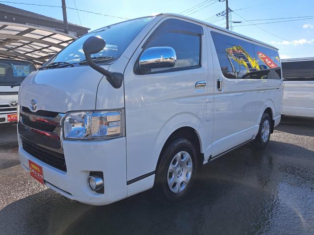 ハイエースバン ロングDX GLパッケージ 4WDディーゼルターボ 5ドア・6人乗り 寒冷地仕様 Wエアコン・Rヒーター ナビ・テレビ・バックカメラ 電動格納ミラー ビルトインETC パワーヒート・排ガス浄化スイッチ キーレスエントリー(28枚目)