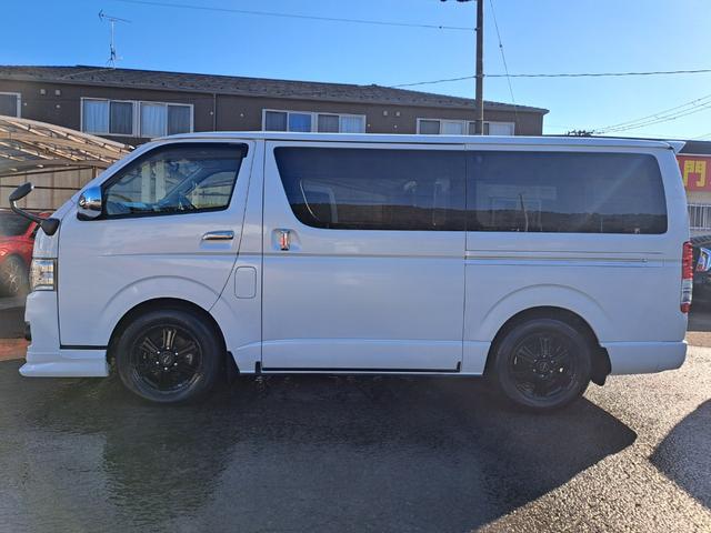 ハイエースバン ロングスーパーＧＬプライムセレ　４ＷＤディーゼルターボ　特別仕様車　寒冷地仕様　モデリスタスポイラー　社外１７インチアルミ　トヨタ純正ナビ・テレビ・バックカメラ　ウッドコンビステアリング　ＥＴＣ　キーレスエントリー　タイベル交換済み（33枚目）