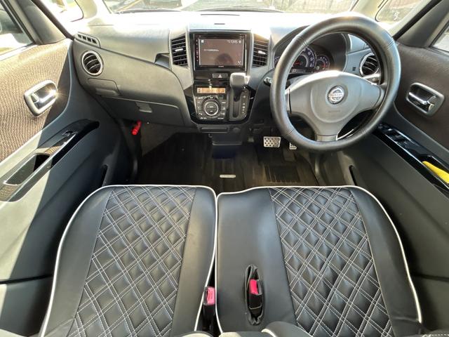 ルークス ハイウェイスター　４ＷＤ（車検令和９年３月）基本装備フル装備　左側電動スライドドア　社外モニター付オーディオ　Ｂｌｕｅｔｏｏｔｈ　スマートキー　インパネＣＶＴ　ＡＢＳ　社外１４インチＡＷ　タイミングチェーンエンジン（18枚目）