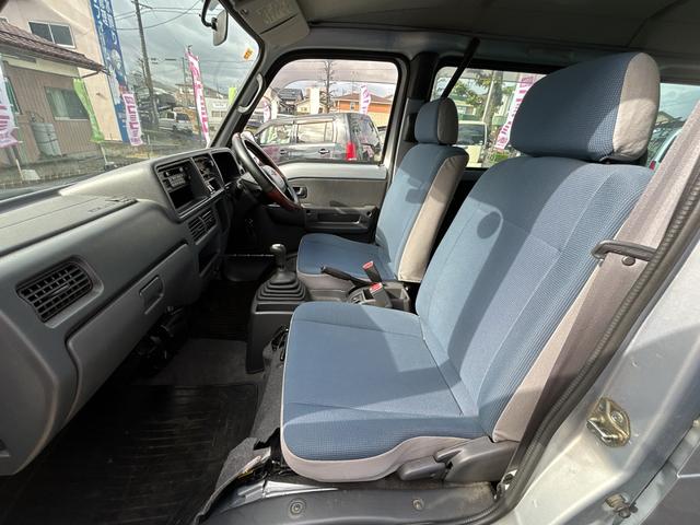 サンバーバン ディアス　切替４ＷＤ　フロア５速マニュアル（車検２年）基本装備フル装備　両側スライドドア　純正カセットオーディオ　キーレス　ＡＢＳ　１２インチホイール（14枚目）