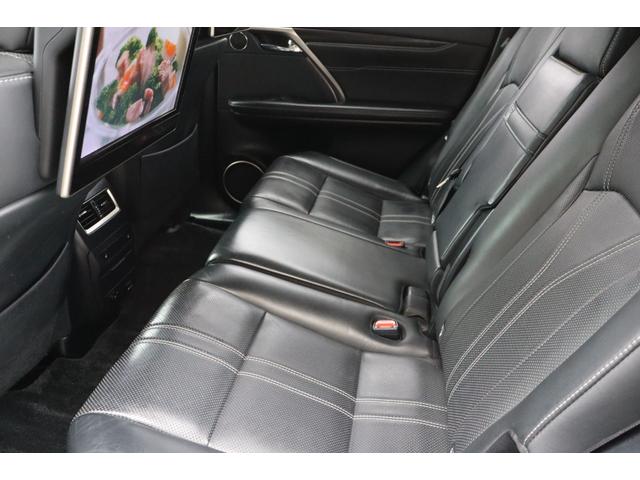 ＲＸ ＲＸ４５０ｈ　バージョンＬ　関西仕入れ　ナビワンセグＴＶ　バックカメラ　プッシュスタート　シートＴＶ　黒革シート　パワートランク　リア３面スモーク　ＥＴＣ１年保証（68枚目）