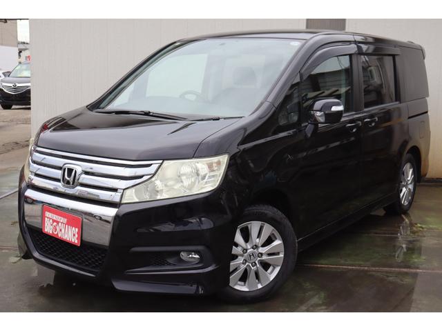 ステップワゴンスパーダ S 4WD CD 両面スライド左パワースライドドア スタッドレスタイヤ付 1年保証(5枚目)