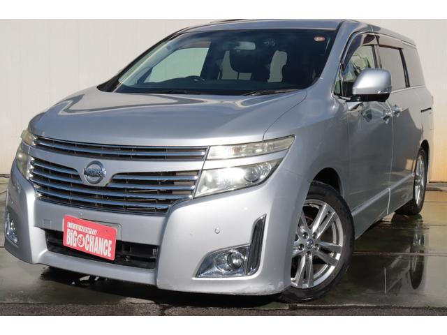 エルグランド ３５０ハイウェイスター　４ＷＤ　関西仕入れ　純正ナビ　フルセグＴＶ　アラウンドビューモニター　サンルーフ　両面パワースライドドア　プッシュスタートスペアキー　ドライブレコーダー　ＥＴＣ１年保証（4枚目）