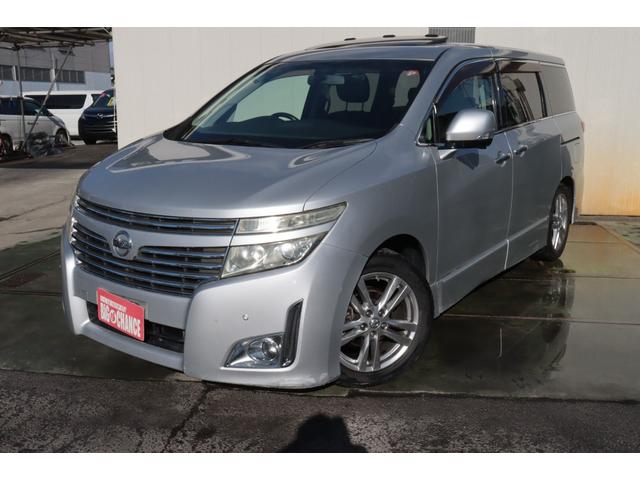 エルグランド ３５０ハイウェイスター　４ＷＤ　関西仕入れ　純正ナビ　フルセグＴＶ　アラウンドビューモニター　サンルーフ　両面パワースライドドア　プッシュスタートスペアキー　ドライブレコーダー　ＥＴＣ１年保証（5枚目）