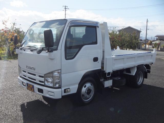 エルフトラック フルフラットローダンプ 2.0t積載 支柱有 コボレーン付 エアコン パワステ パワーウィンドウ 運転席エアバック ABS 3人 元レンタ NJR85AN(21枚目)