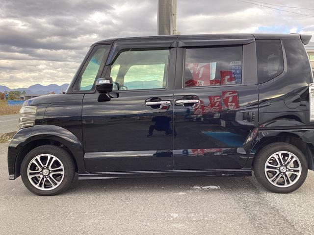 Ｎ－ＢＯＸカスタム Ｇ　両側電動スライド　社外ナビ　衝突被害軽減システム　ＨＩＤヘッド　ＥＴＣ　車線逸脱警報　フォグランプ　純正１４インチＡＷ　電動格納ミラー　フルセグ（7枚目）