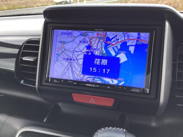 Ｎ－ＢＯＸカスタム Ｇ　両側電動スライド　社外ナビ　衝突被害軽減システム　ＨＩＤヘッド　ＥＴＣ　車線逸脱警報　フォグランプ　純正１４インチＡＷ　電動格納ミラー　フルセグ（12枚目）