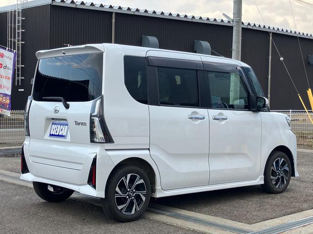 タント カスタムＸ　１０インチメモリーナビ　両側パワースライドドア　スマートキー（スペアキー有り）　コーナーセンサー　アイドリングストップ　純正アルミホイール　ドアバイザー　フロアマット（10枚目）