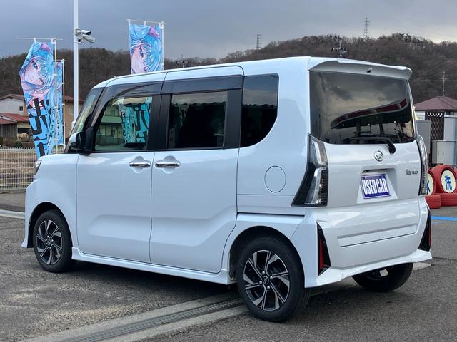 タント カスタムＸ　１０インチメモリーナビ　両側パワースライドドア　スマートキー（スペアキー有り）　コーナーセンサー　アイドリングストップ　純正アルミホイール　ドアバイザー　フロアマット（12枚目）