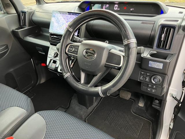 タント カスタムＸ　１０インチメモリーナビ　両側パワースライドドア　スマートキー（スペアキー有り）　コーナーセンサー　アイドリングストップ　純正アルミホイール　ドアバイザー　フロアマット（16枚目）