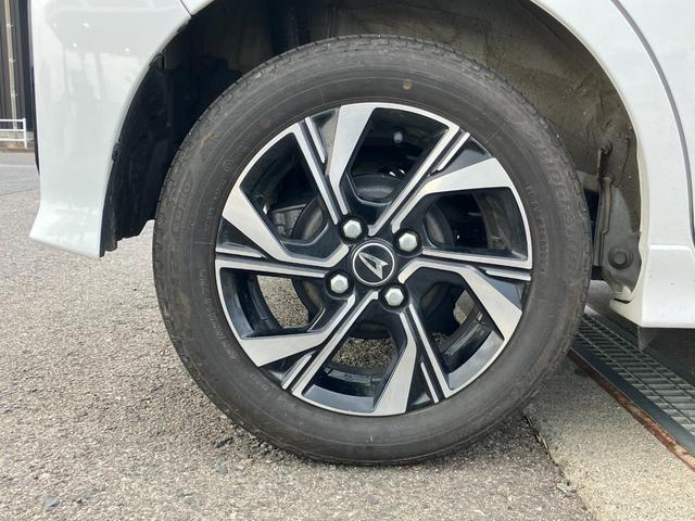 タント カスタムＸ　１０インチメモリーナビ　両側パワースライドドア　スマートキー（スペアキー有り）　コーナーセンサー　アイドリングストップ　純正アルミホイール　ドアバイザー　フロアマット（37枚目）